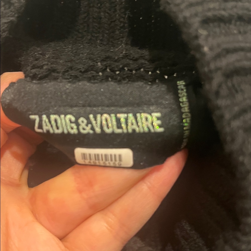 Zadig & Voltaire Black Knit Sweater Dress - Picture 2 of 6